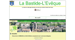 Desktop Screenshot of labastideleveque.fr