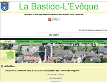 Tablet Screenshot of labastideleveque.fr